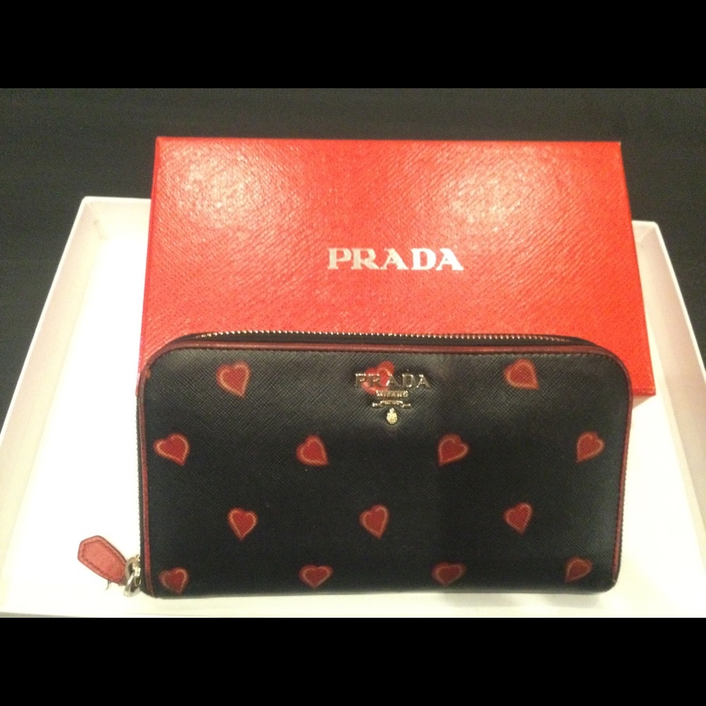 Prada Valentine Heart Limited Edition wallet